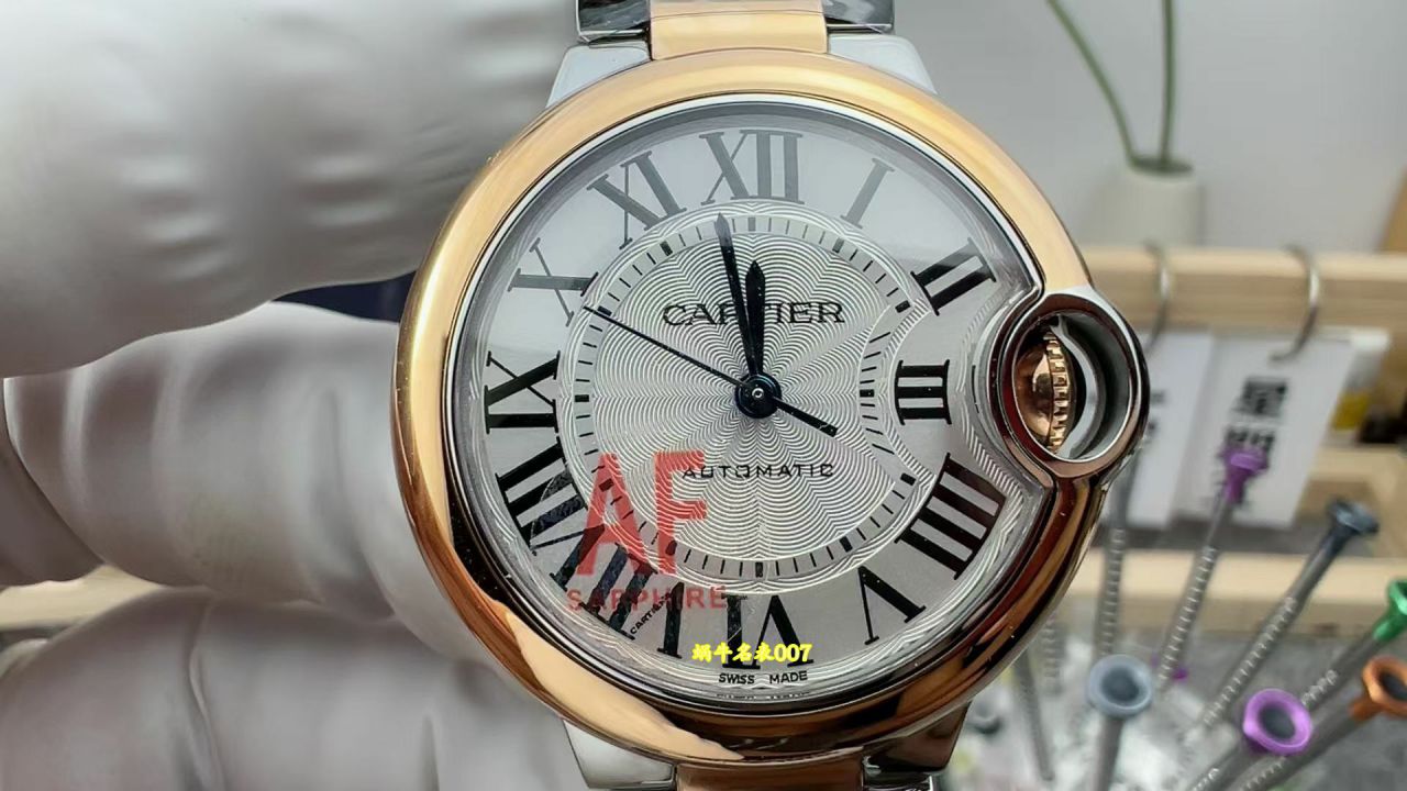 AF Factory Cartier blue balloons 33mm lady W2BB0032 watches  / K383