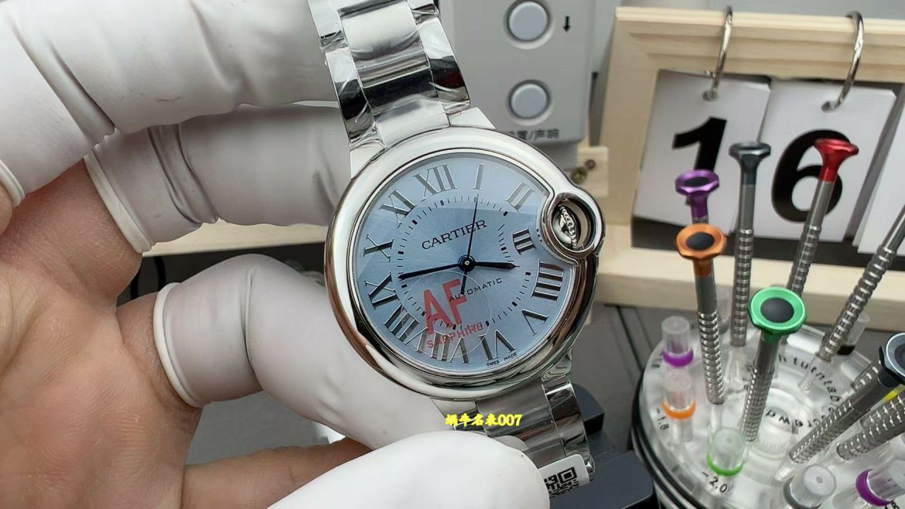 AF 33mm ice  blue balloonsCartier Women watch WSBB0062 watches  / K386