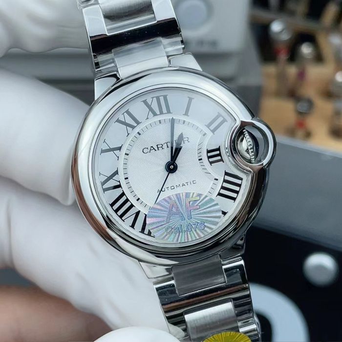 AF Factory 33mm Cartier blue balloonsTOP replica  Women watch WSBB0044 watches 