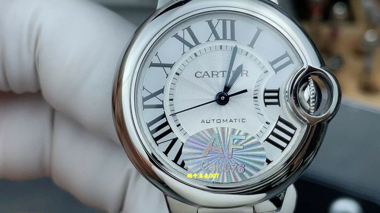 AF Factory 33mm Cartier blue balloonsTOP replica  Women watch WSBB0044 watches  / k387