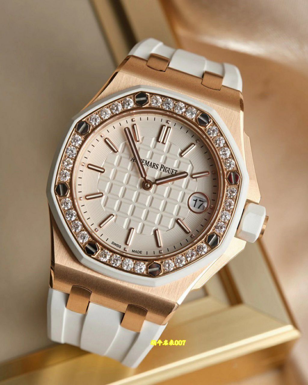  Ultra-high-end  Rare Original Quality   Real Diamond  Women watch Audemars Piguet Royal Oak  Offshore  replica 67540OK.ZZ.D010CA.01 watches  / AP367
