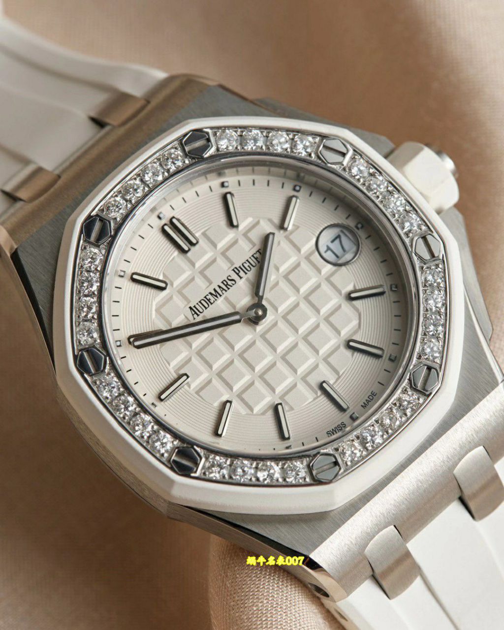  Ultra-high-end  Rare Original Quality   Real Diamond  Women watch Audemars Piguet Royal Oak  Offshore  replica 67540OK.ZZ.D010CA.01 watches  / AP367