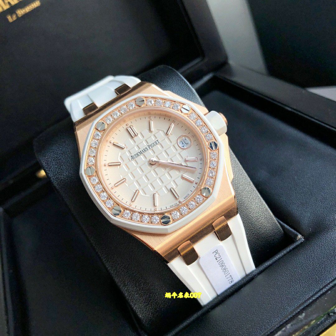  Ultra-high-end  Rare Original Quality   Real Diamond  Women watch Audemars Piguet Royal Oak  Offshore  replica 67540OK.ZZ.D010CA.01 watches  / AP367