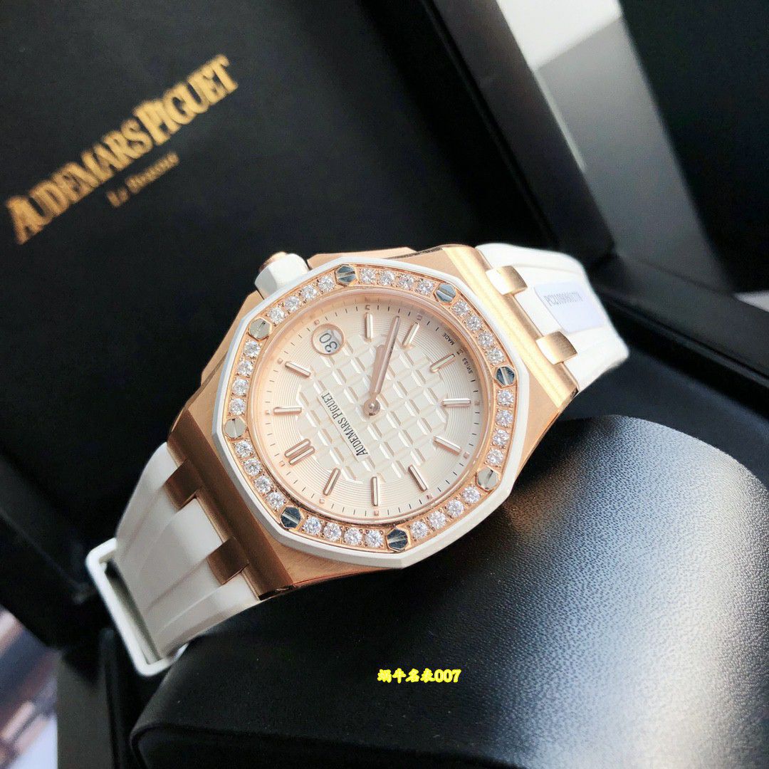  Ultra-high-end  Rare Original Quality   Real Diamond  Women watch Audemars Piguet Royal Oak  Offshore  replica 67540OK.ZZ.D010CA.01 watches  / AP367