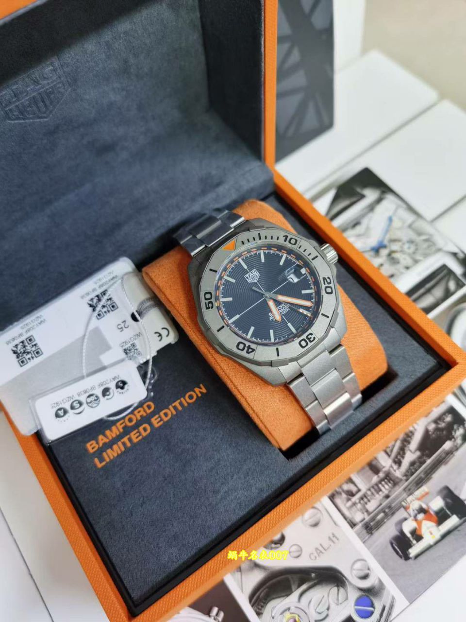 Original TAG Heuer Competition  series WAY208F.BF0638 watches (Bamford Watch  Limited Edition ) / TG120