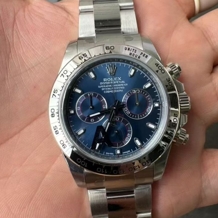 VS Factory Rolex Matching weight version 184g Dandong 4130  Matching weight version  Blue Cat Daytona  Daytona 126509-0005 watches 