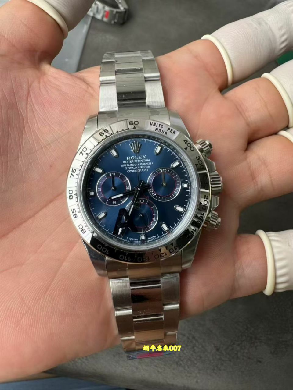 VS Factory Rolex Matching weight version 184g Dandong 4130  Matching weight version  Blue Cat Daytona  Daytona 126509-0005 watches  / R1029