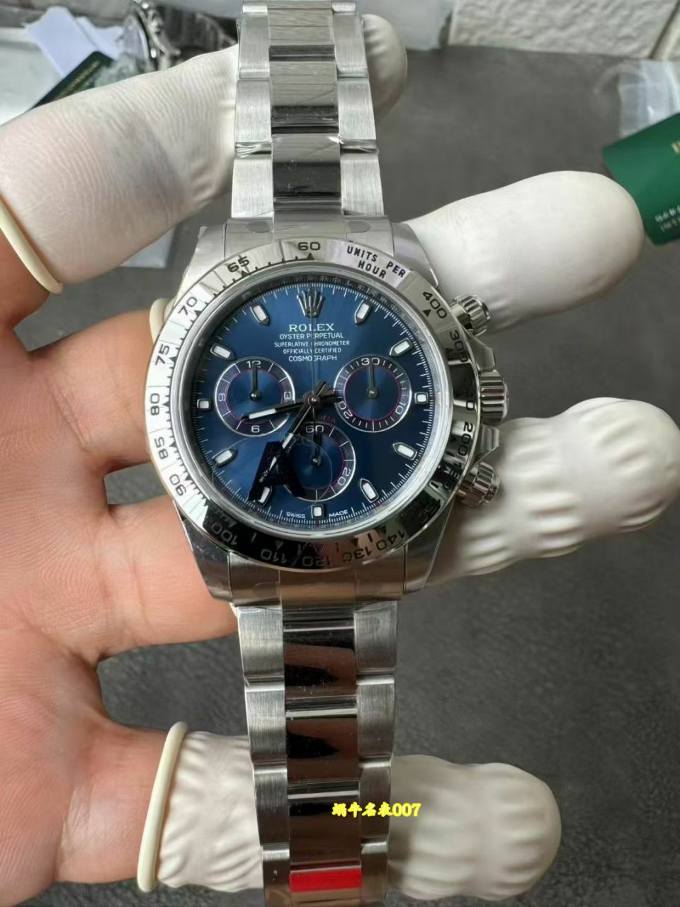 VS Factory Rolex Matching weight version 184g Dandong 4130  Matching weight version  Blue Cat Daytona  Daytona 126509-0005 watches  / R1029
