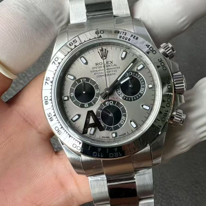 VS Dandong 4130  Matching weight version 183g Platinum  Daytona RolexTOP replica  watchm116509-0072 watches 