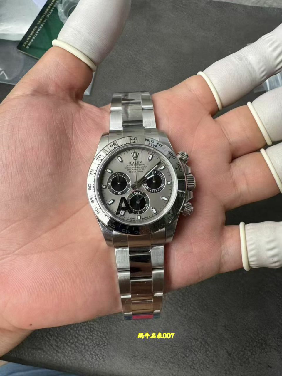 VS Dandong 4130  Matching weight version 183g Platinum  Daytona RolexTOP replica  watchm116509-0072 watches  / R1030