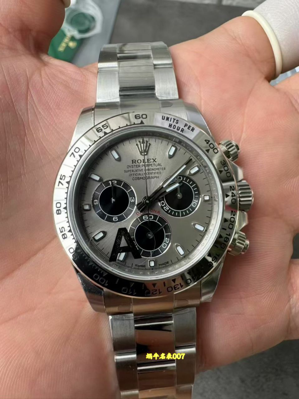 VS Dandong 4130  Matching weight version 183g Platinum  Daytona RolexTOP replica  watchm116509-0072 watches  / R1030