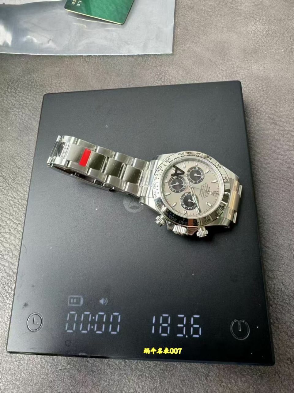 VS Dandong 4130  Matching weight version 183g Platinum  Daytona RolexTOP replica  watchm116509-0072 watches  / R1030