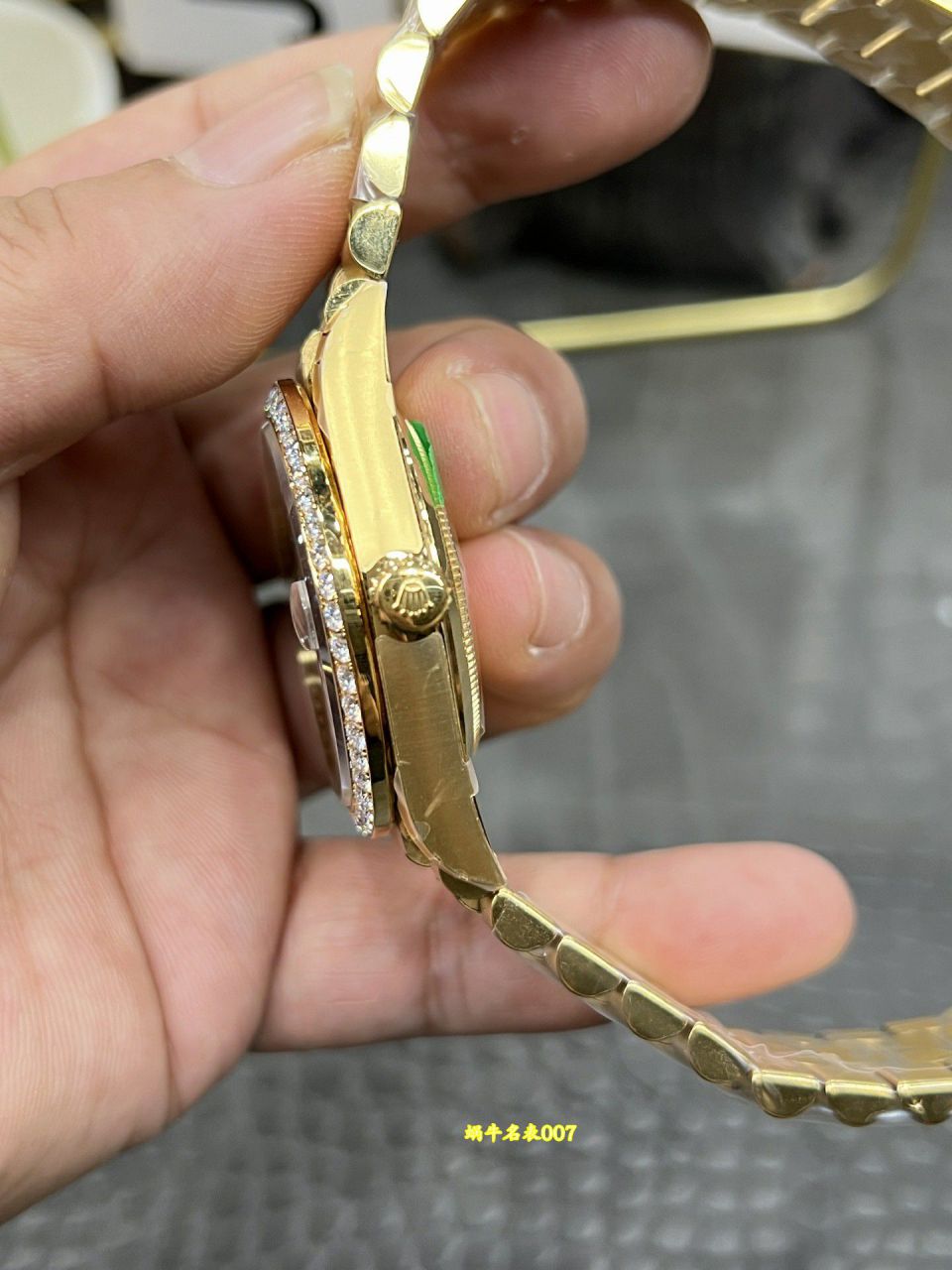 CBD Rolex Day-Date  Matching weight version  Moissanite m228348rbr-0045 watches  / R1032