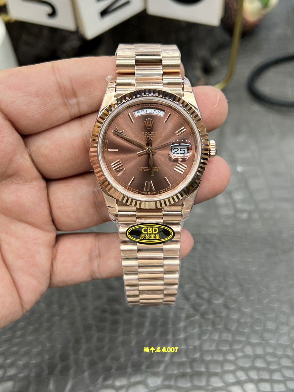 CBD Matching weight version Rolex Day-Date  Coffee dial m228235-0002 watches  / R1033