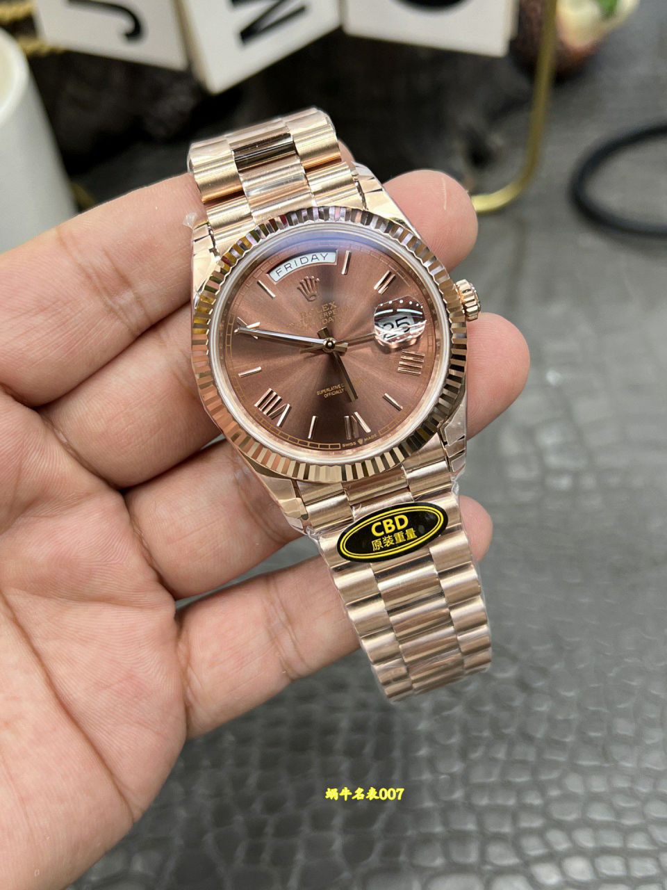 CBD Matching weight version Rolex Day-Date  Coffee dial m228235-0002 watches  / R1033