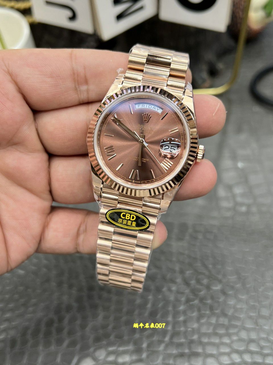 CBD Matching weight version Rolex Day-Date  Coffee dial m228235-0002 watches  / R1033