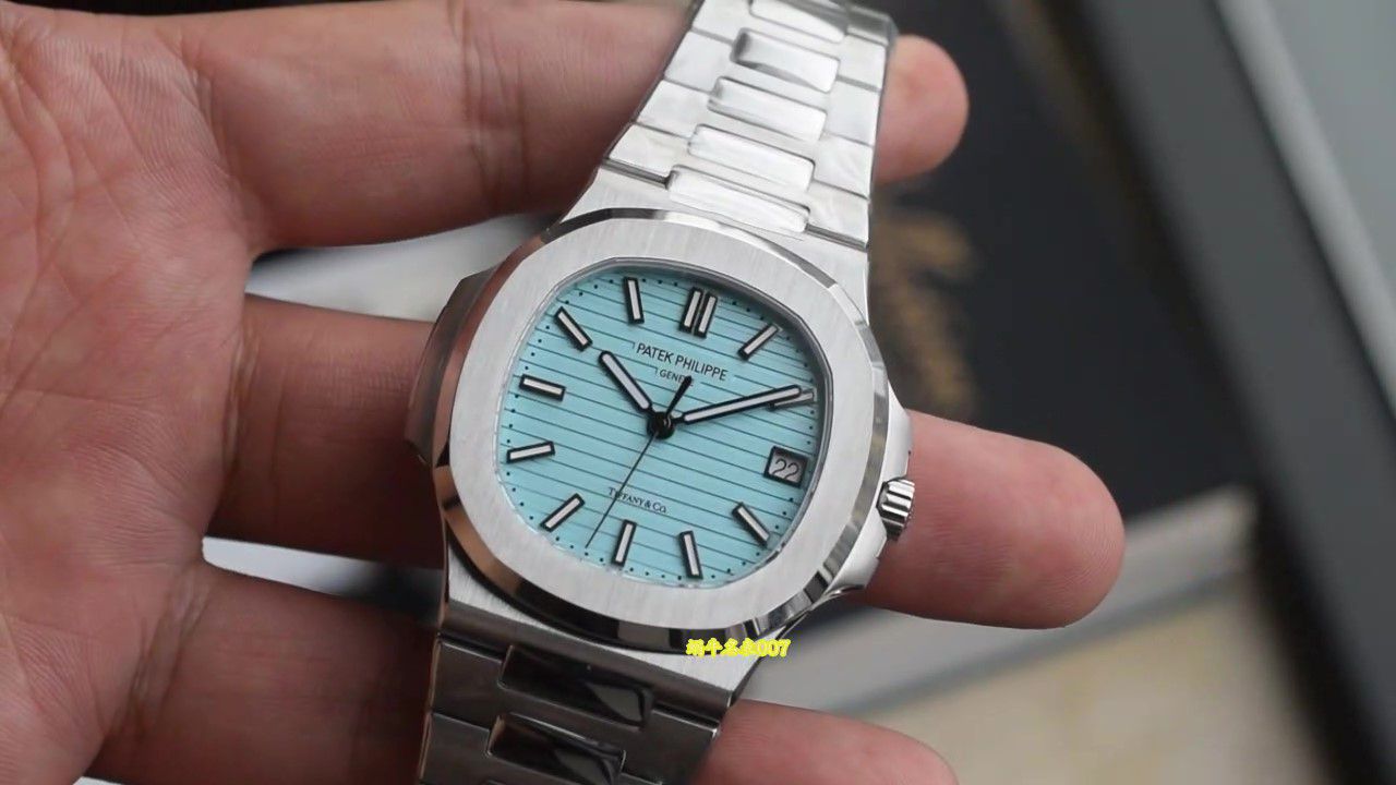  Video review 3K Factory Patek Philippe Aquanaut Collection  series 5711/1A-018 watches  Tiffany  Nautilus  / BD525
