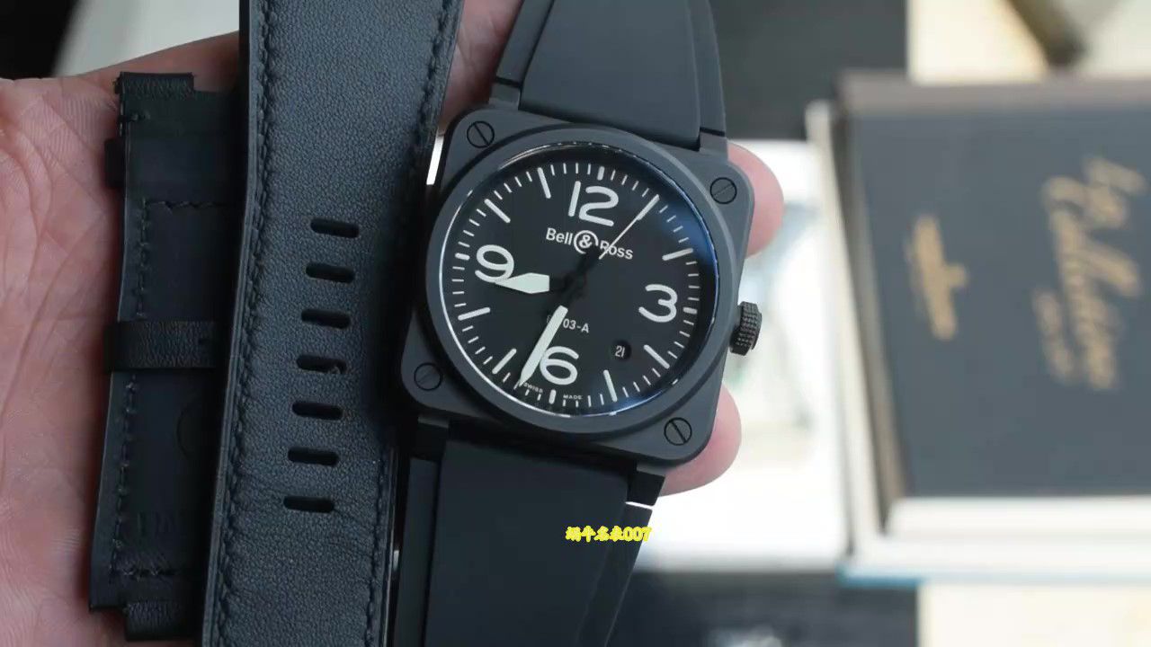  Video review M+ Factory  Bell & Ross INSTRUMENTS series BR03A-BL-CE/SRB watches  / BR069