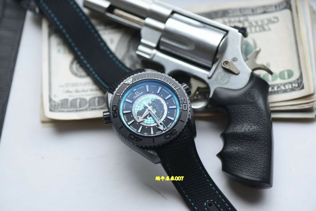 VS Factory OmegaTOP replica  watch  Seamaster  World Time 600 meters 215.92.46.22.01.006 watches  / VS833