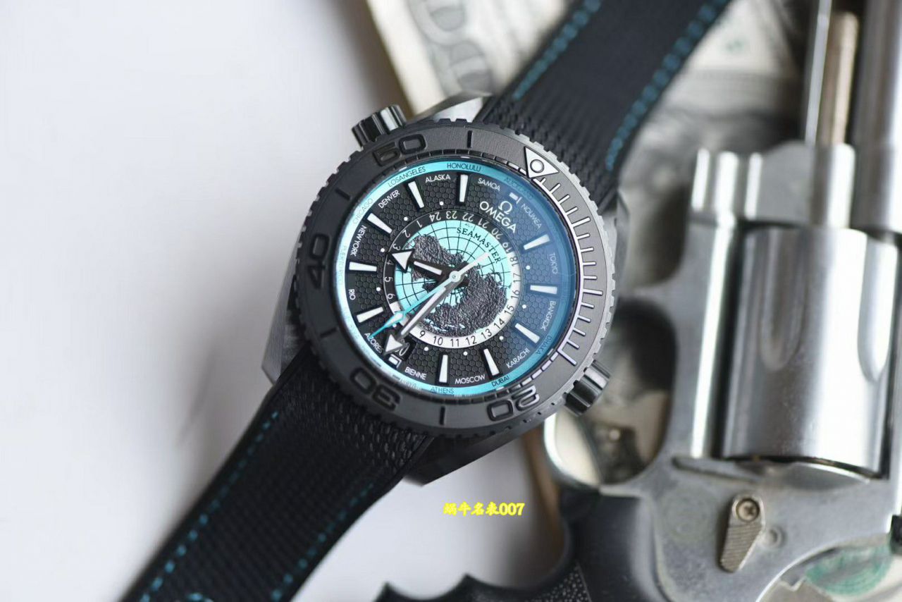 VS New models  Omega Seamaster World Time  series 215.92.46.22.01.006，600 meters 215.92.46.22.01.007 watches  / VS832