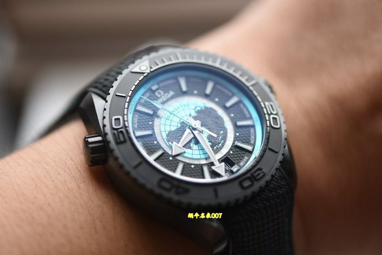 VS Factory OmegaTOP replica  watch  Seamaster  World Time 600 meters 215.92.46.22.01.006 watches  / VS833