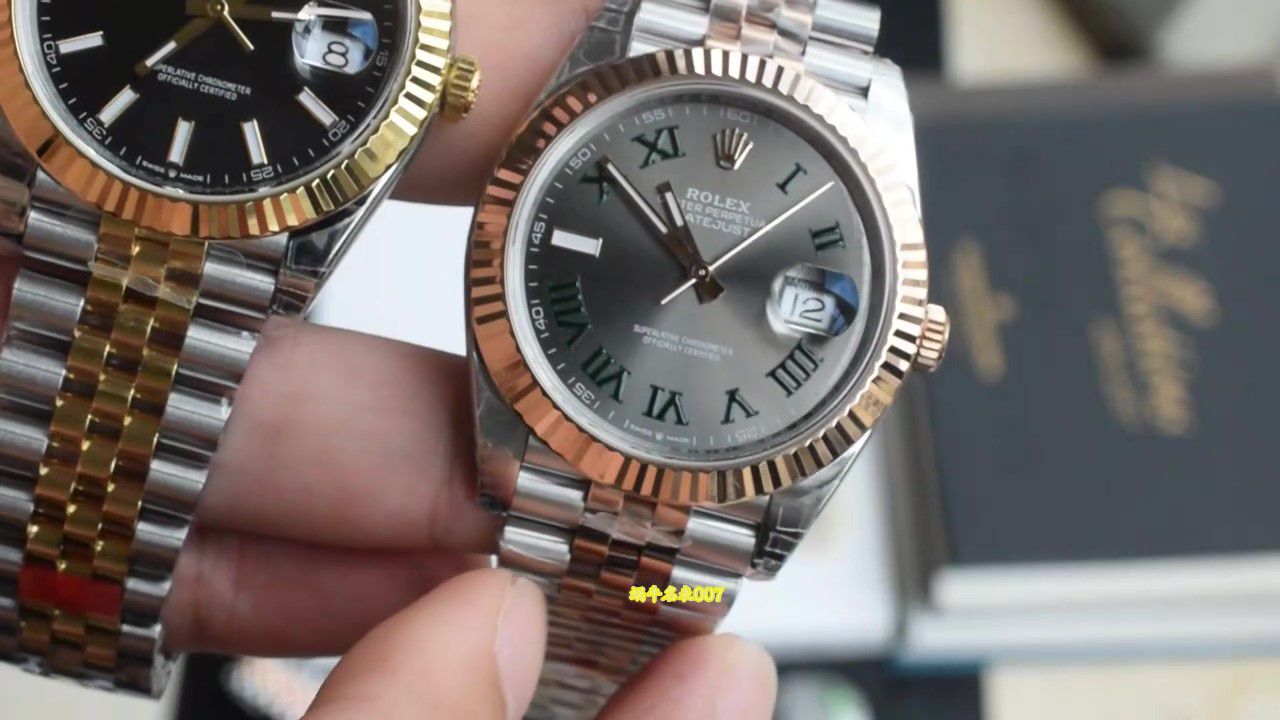  Video review VS Factory  Rolex Datejust TOP replica  watch 41 mm  Super Dandong 3235 movement   / R1039