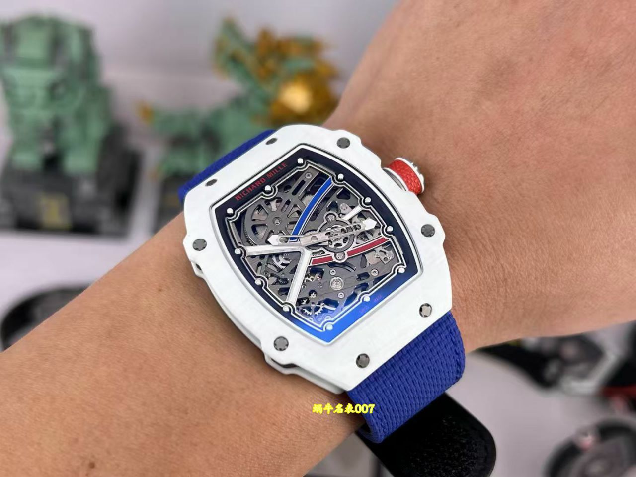  Video review  Ultra-high-end  Customized  RICHARD MILLE   watch model RM 67-02 thinnest 8mm  lightest 39 gram  / RM67-02GD