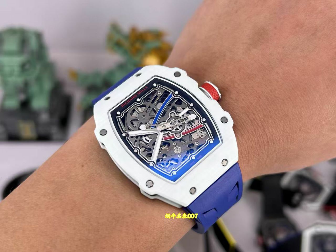  Video review  Ultra-high-end  Customized  RICHARD MILLE   watch model RM 67-02 thinnest 8mm  lightest 39 gram  / RM67-02GD