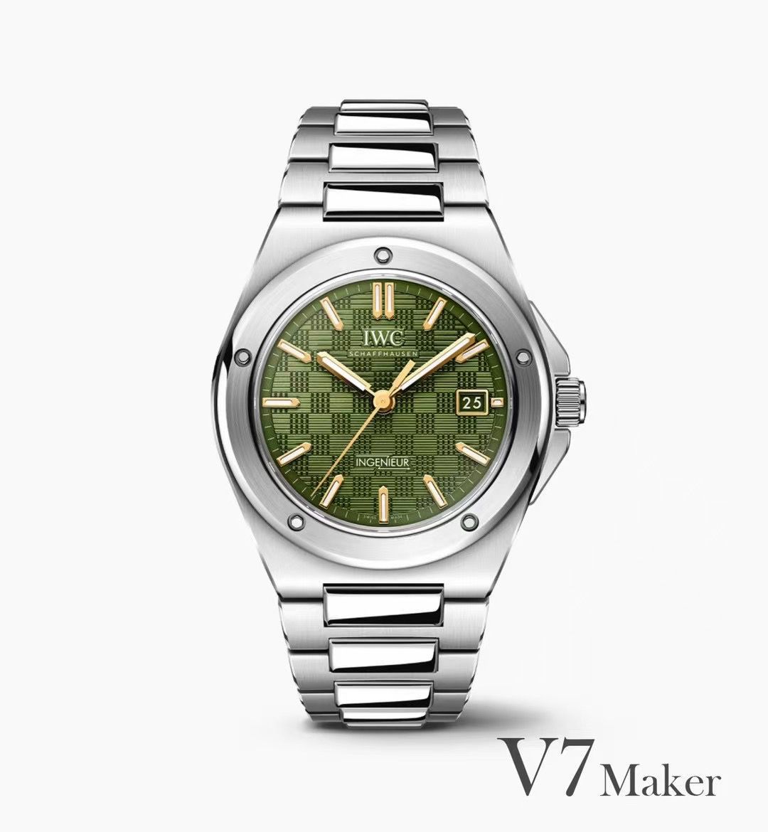  Video review V7 Factory   IWC Ingenieur  series  Green 金针IW328908 watches  / WG669