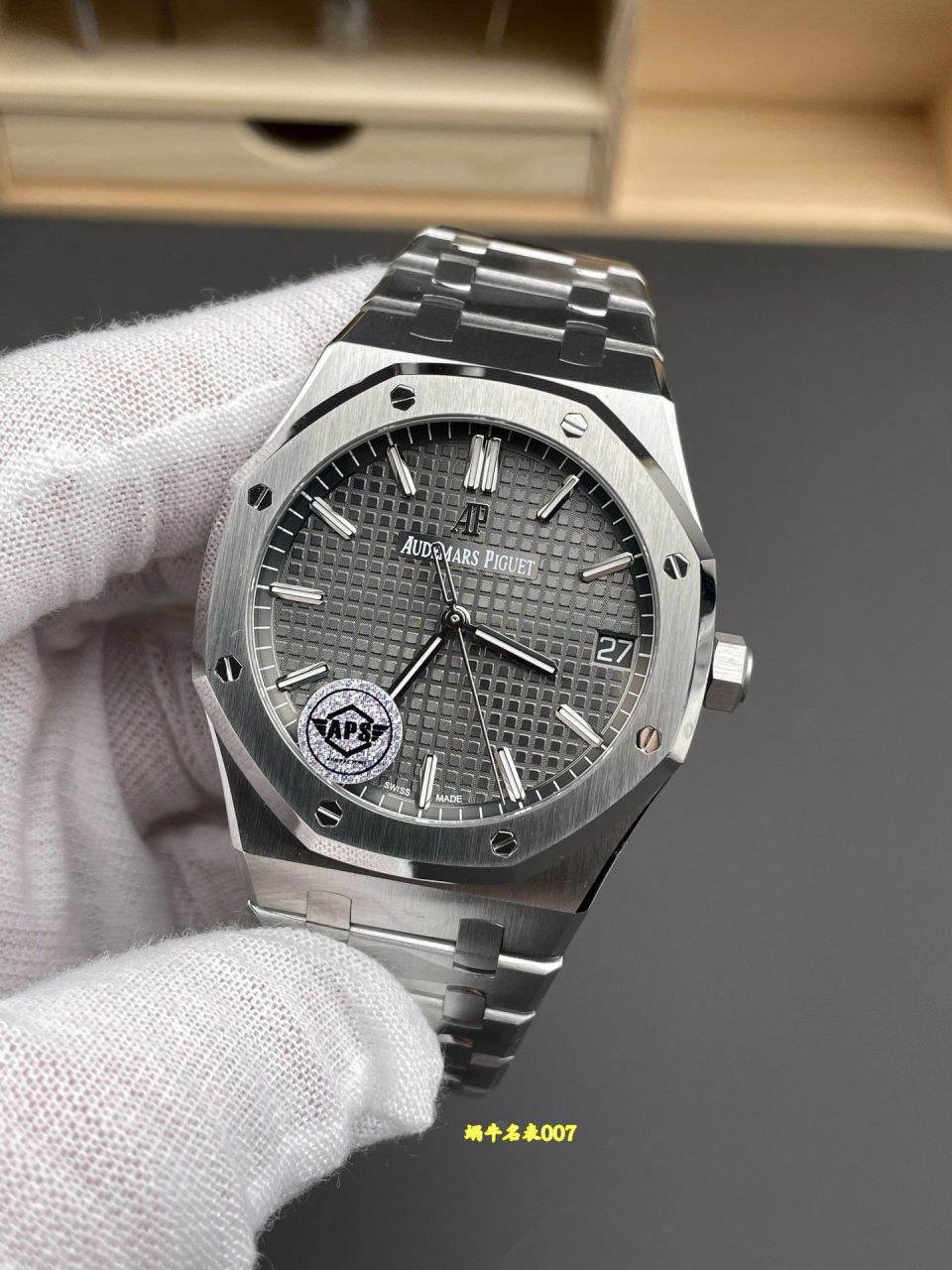 APS Factory Audemars Piguet Royal Oak  Gray surface  Customized movement 15500ST.OO.1220ST.02 watches  / AP376