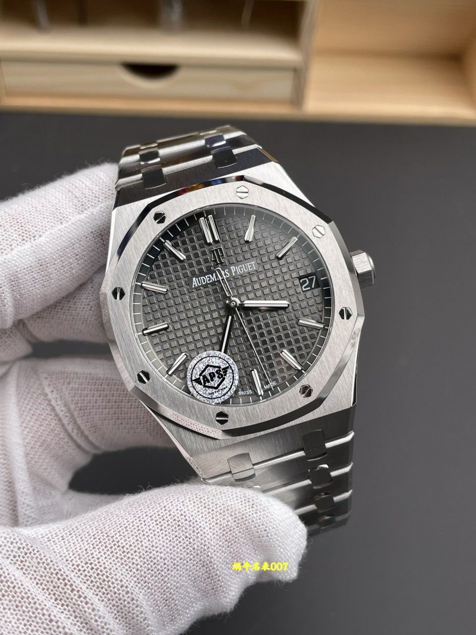 APS Factory Audemars Piguet Royal Oak  Gray surface  Customized movement 15500ST.OO.1220ST.02 watches  / AP376