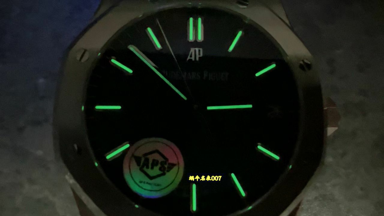 APS Factory Audemars Piguet Royal Oak TOP replica 15500ST.OO.1220ST.01 leather belt  watches  / AP371