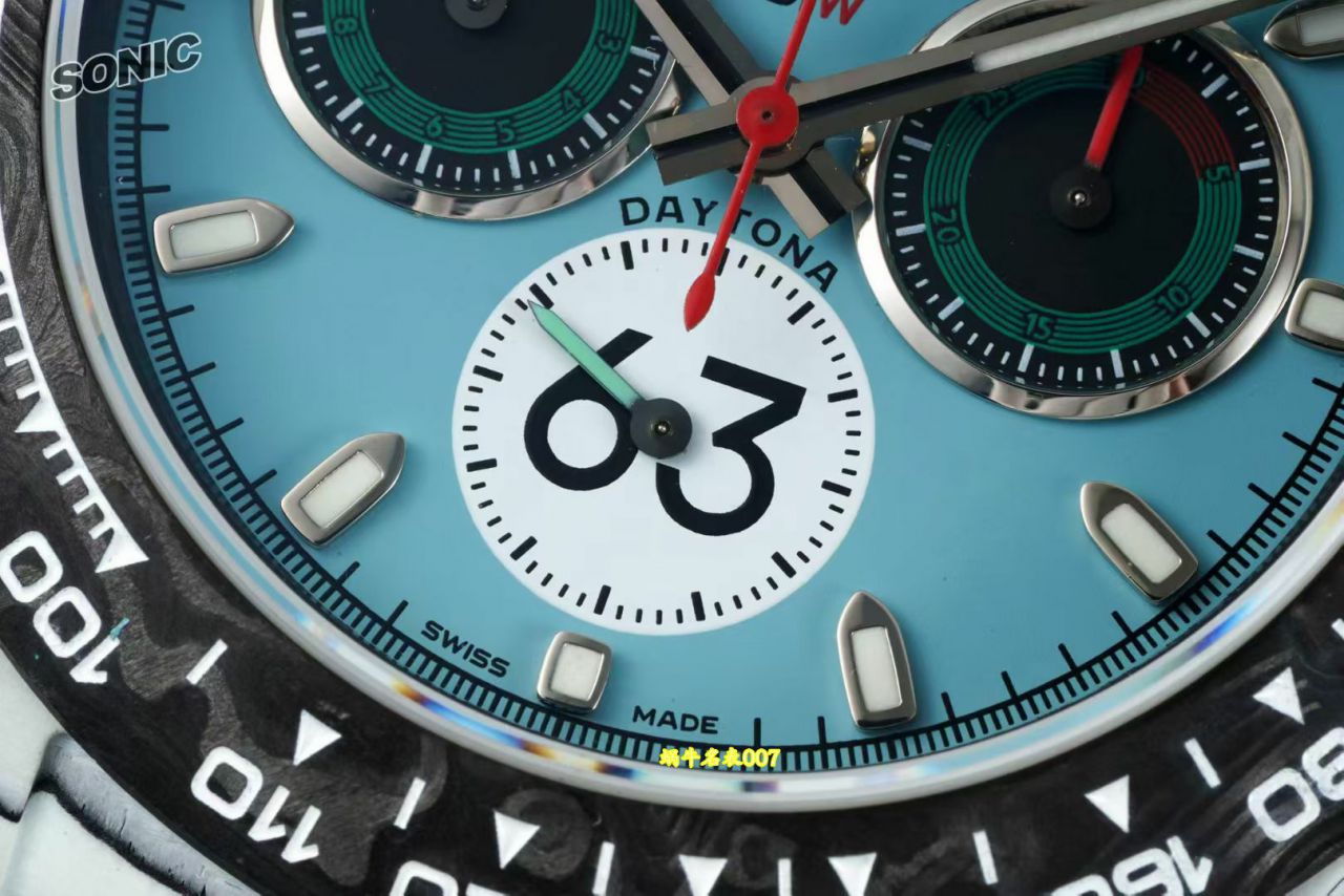 Sonic Factory Diw Co-branded with Porsche 911 S/T carbon fiber  Rolex Daytona  modified  watch / R1055