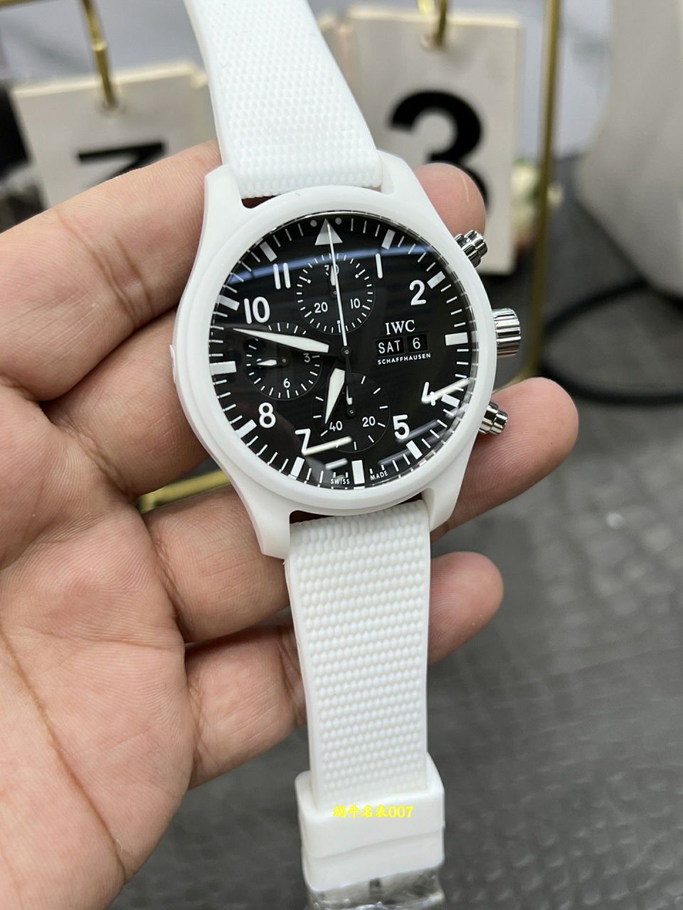 TPS IWC  Pilot  series IW389105 watches (“ Lake Tahoe ” Special Edition ) / IW672