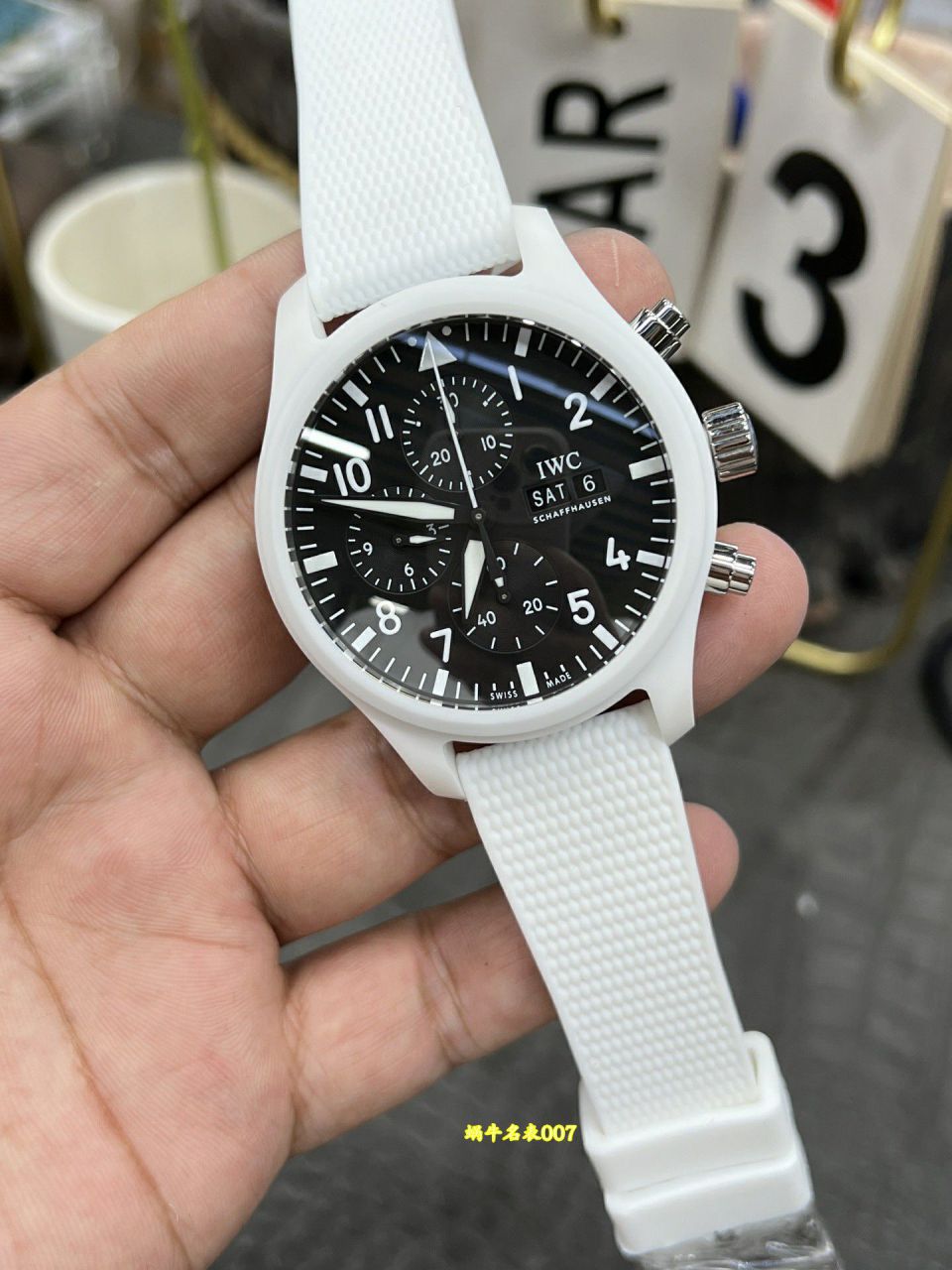 TPS IWC  Pilot  series IW389105 watches (“ Lake Tahoe ” Special Edition ) / IW672