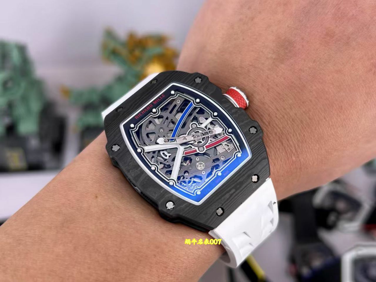  Super high-end  Customized  Richard  Miller RM67-02 France  Special Edition  watches  / RM6702FAGUO