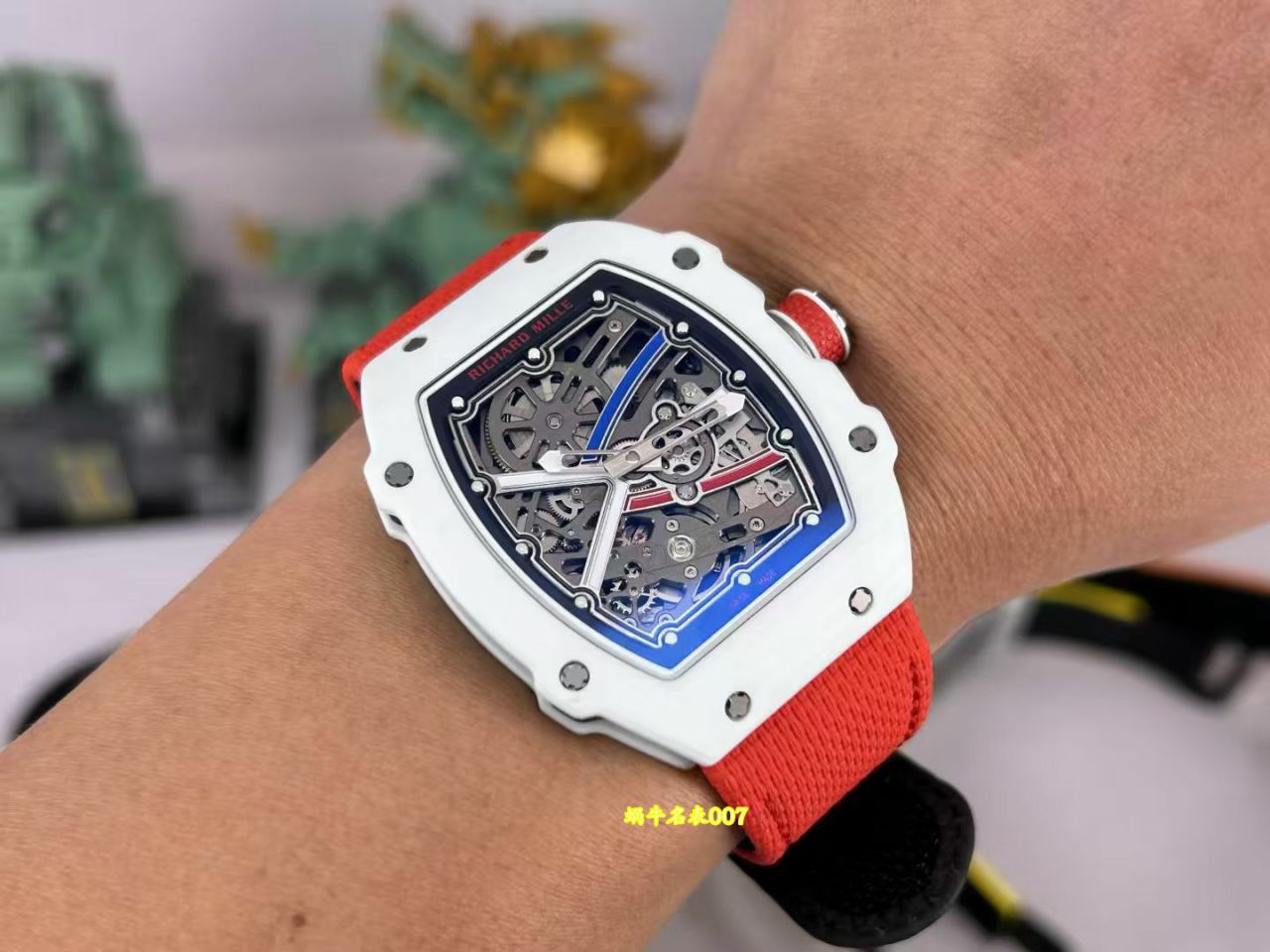  Super high-end  Customized  Richard  Miller RM67-02 France  Special Edition  watches  / RM6702FAGUO