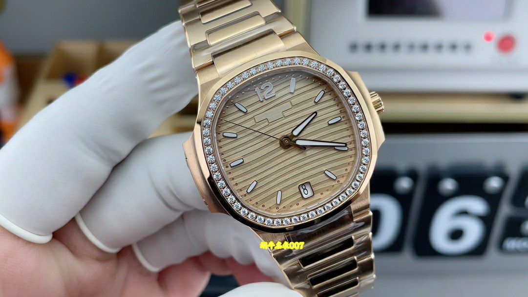 3K Factory Patek Philippe Nautilus TOP replica  Women watch 7118/1200R-010 watches  / BD531