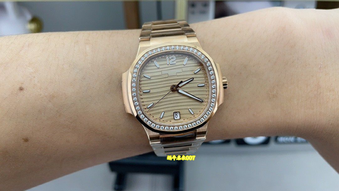 3K Factory Patek Philippe Nautilus TOP replica  Women watch 7118/1200R-010 watches  / BD531