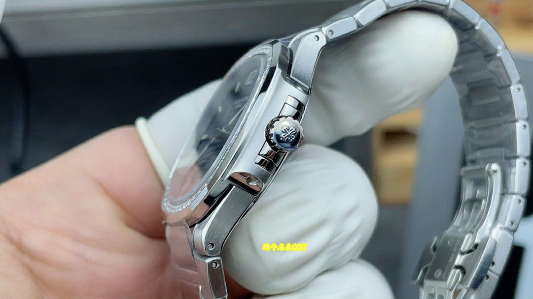 3K Factory  Customized movement Patek Philippe women   Nautilus  replica  watch 7118/1200A-001 watches  / BD533