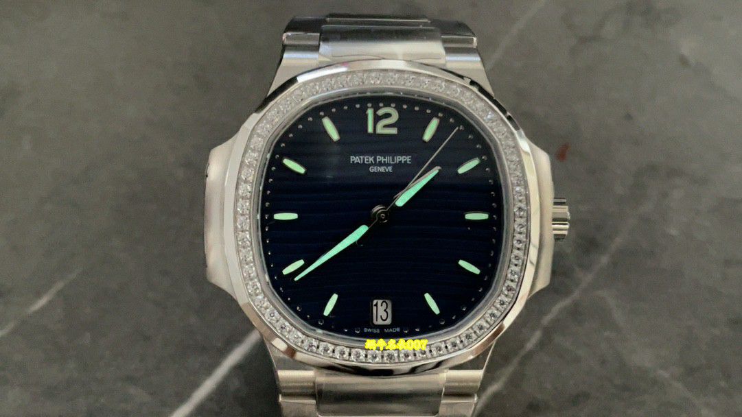 3K Factory  Customized movement Patek Philippe women   Nautilus  replica  watch 7118/1200A-001 watches  / BD533