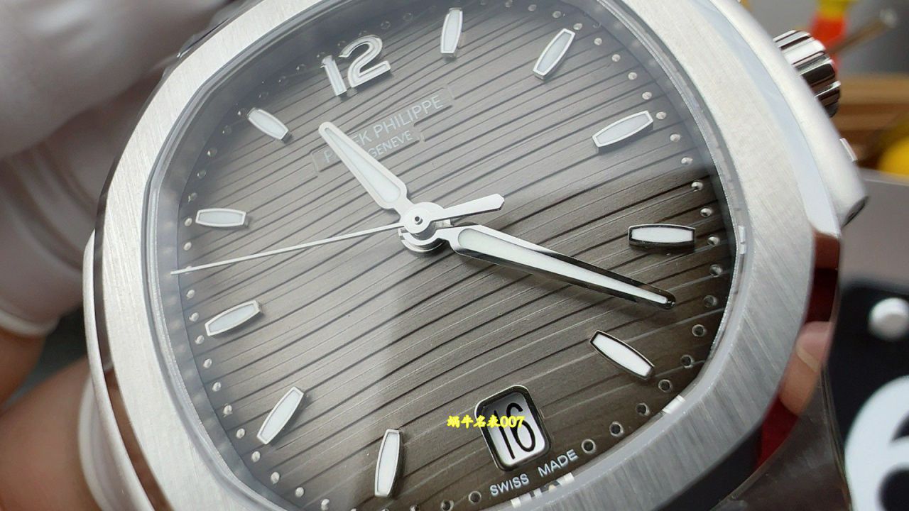 3K Factory  Customized movement Patek Philippe women   Nautilus  replica  watch 7118/1200A-001 watches  / BD533