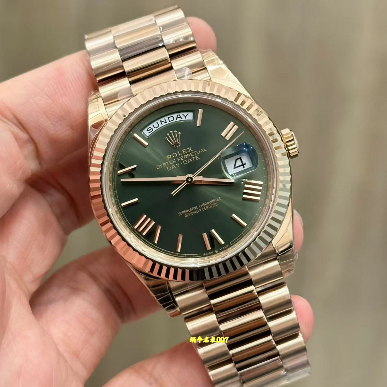 视频评测VS厂182 克 配重版Top Replica 劳力士星期日历型系列m228235-0025腕表 /  