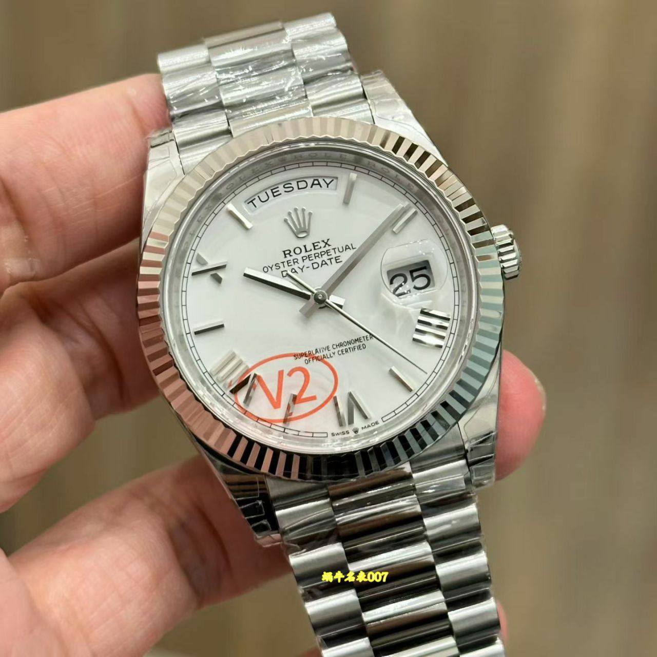 视频评测VS厂182 克 配重版Top Replica 劳力士星期日历型系列m228235-0025腕表 /  