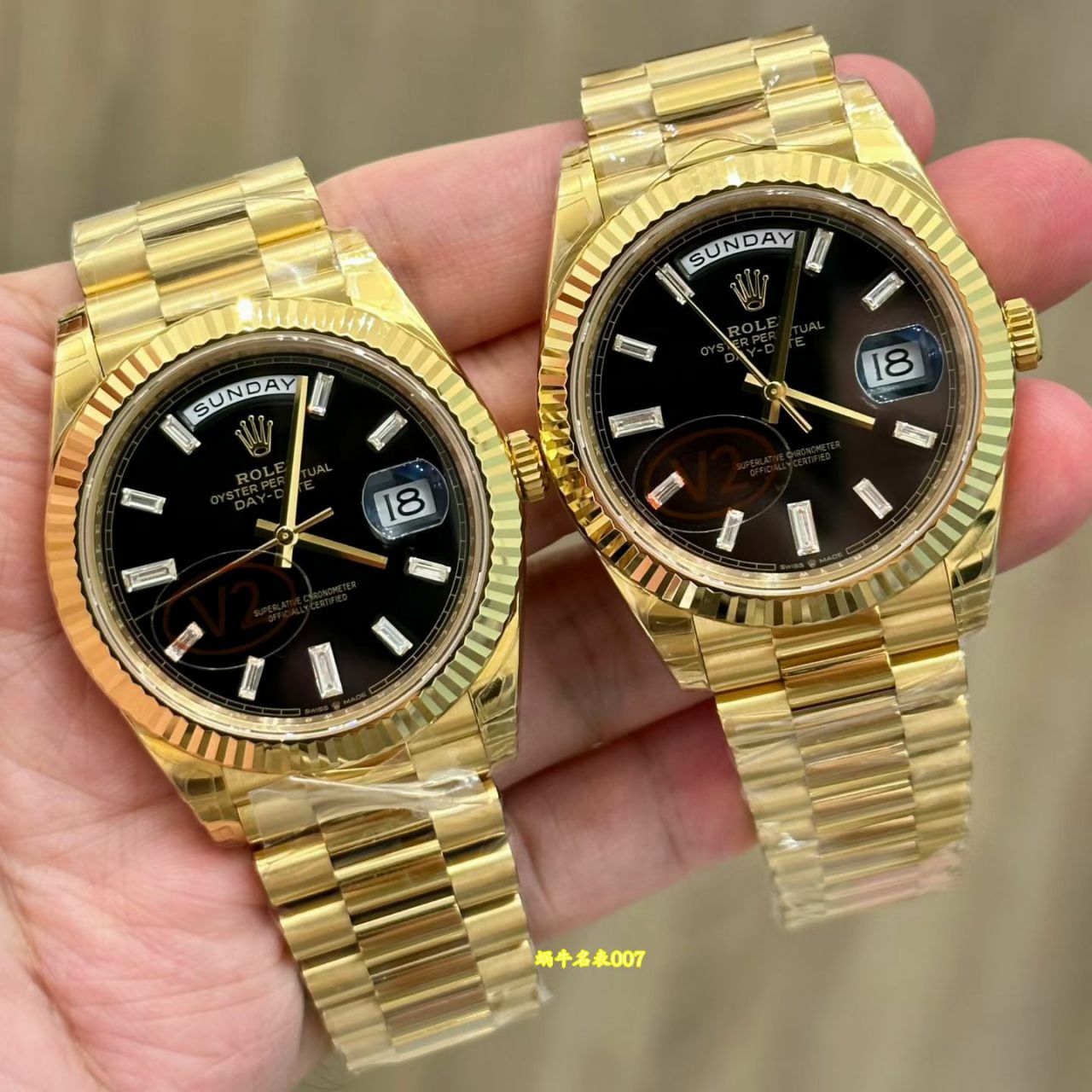 视频评测VS厂182 克 配重版Top Replica 劳力士星期日历型系列m228235-0025腕表 /  