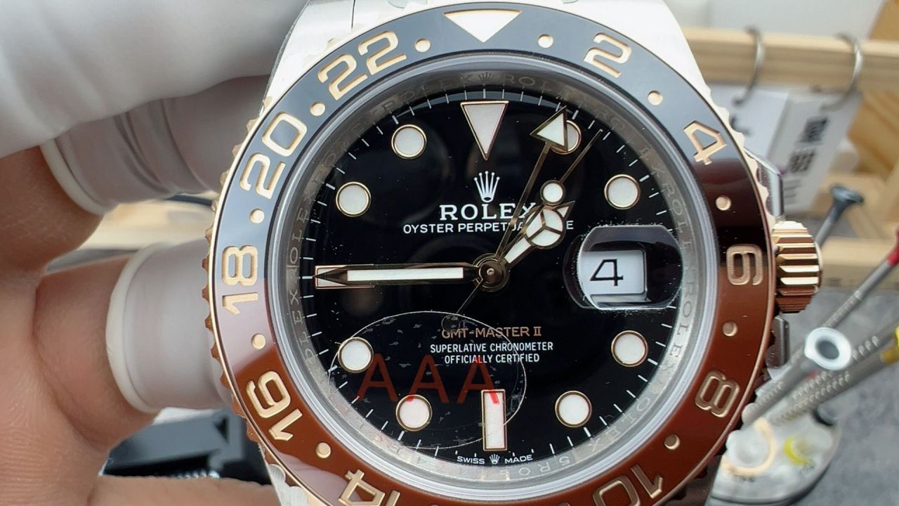 VS Rolex 配重沙士圈GMT格林尼治型II系列m126711chnr-0002腕表 /  