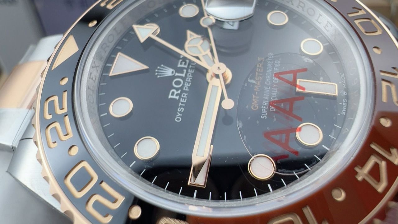 VS Rolex 配重沙士圈GMT格林尼治型II系列m126711chnr-0002腕表 /  