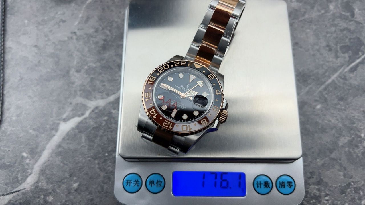 VS Rolex 配重沙士圈GMT格林尼治型II系列m126711chnr-0002腕表 /  