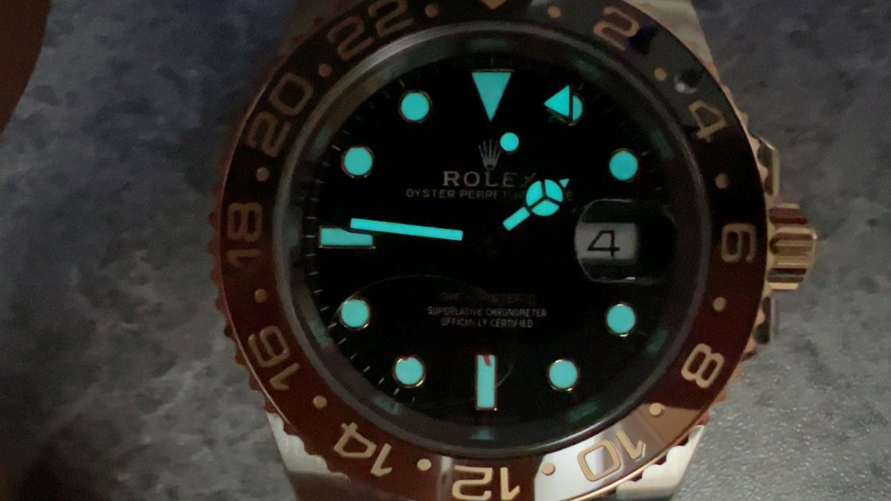 VS Rolex 配重沙士圈GMT格林尼治型II系列m126711chnr-0002腕表 /  