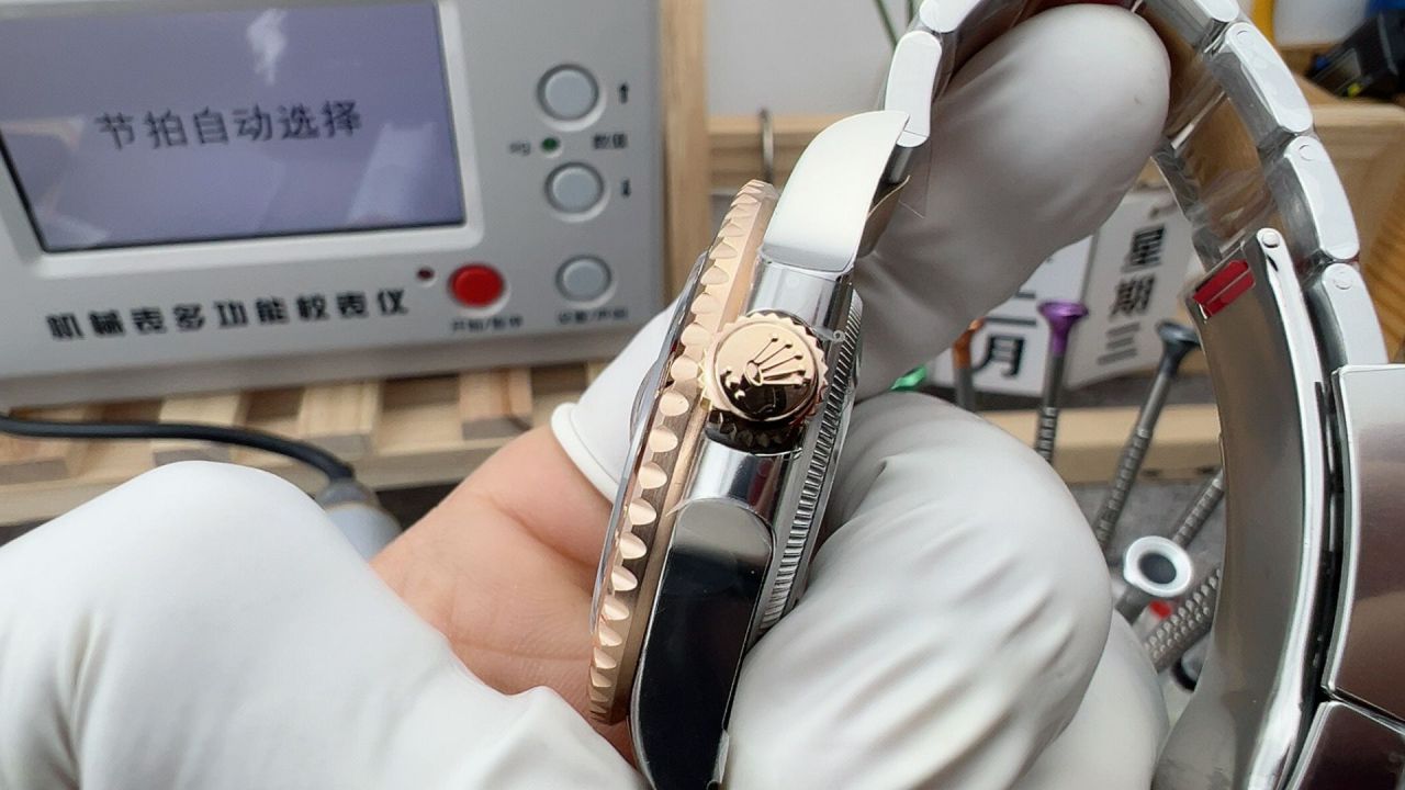 VS Rolex 配重沙士圈GMT格林尼治型II系列m126711chnr-0002腕表 /  